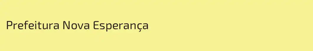 Prefeitura Nova Esperança